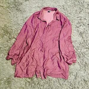 Pink Princess Polly‎ Preppy Barbie Sparkle Bratz Goddess Glitter Button Up Top